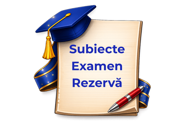 Subiecte Examen Rezervă