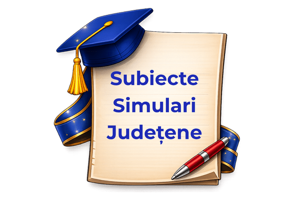 Subiecte Simulări Județene