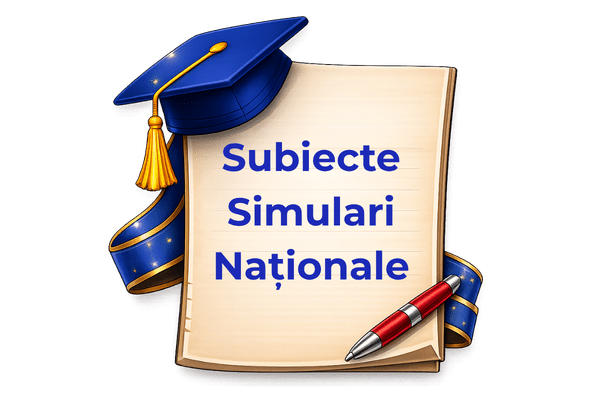 Subiecte Simulări Naționale