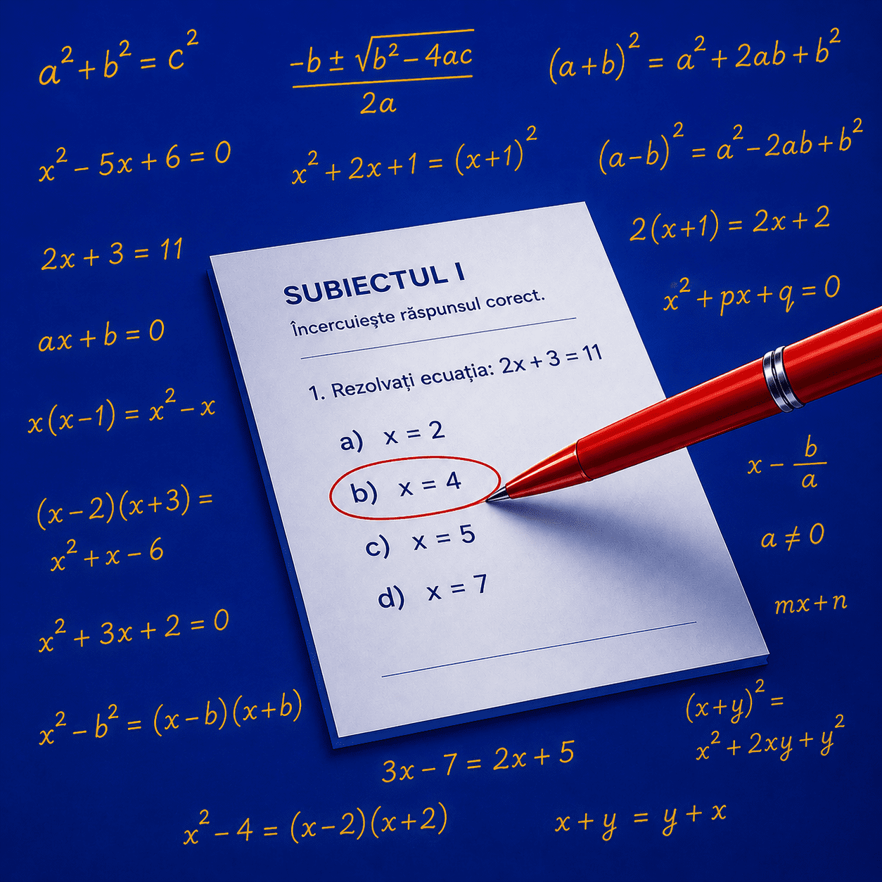 Subiectul I