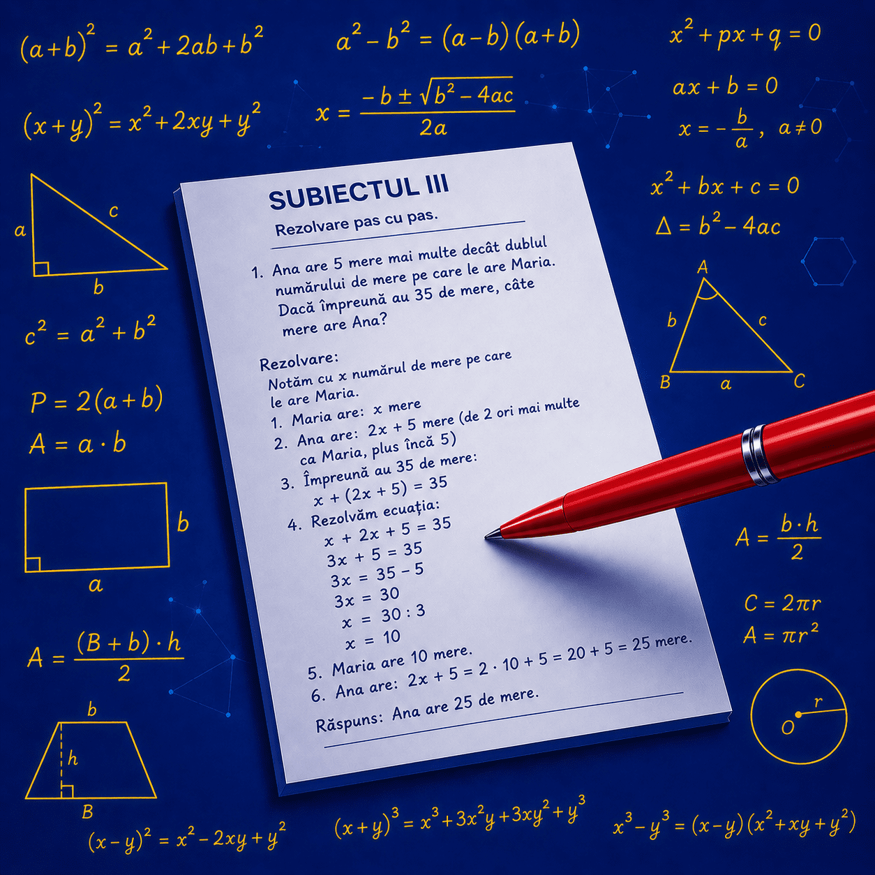Subiectul III