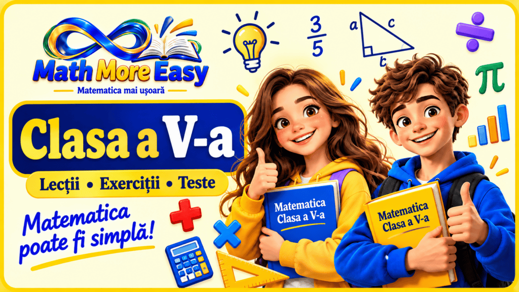 Matematică clasa a 5-a – lecții și exerciții